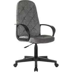 Кресло VB_EChair 602LT серый Light-19 крестов. пластик