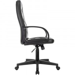 Кресло VB_EChair 602 PU черный эко.кожа крестов. пластик Кресло VB_EChair 602 PU черный эко.кожа крестов. пластик - фото 3