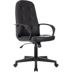 Кресло VB_EChair 602 PU черный эко.кожа крестов. пластик Кресло VB_EChair 602 PU черный эко.кожа крестов. пластик - фото 5
