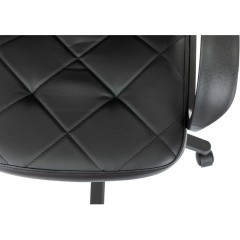 Кресло VB_EChair 602 PU черный эко.кожа крестов. пластик Кресло VB_EChair 602 PU черный эко.кожа крестов. пластик - фото 7