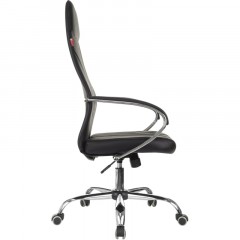 Кресло VB_EChair 655LT SL/TPU черный экокожа крестов. хром Кресло VB_EChair 655LT SL/TPU черный экокожа крестов. хром - фото 3