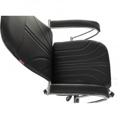 Кресло VB_EChair 655LT SL/TPU черный экокожа крестов. хром Кресло VB_EChair 655LT SL/TPU черный экокожа крестов. хром - фото 6