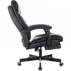 Кресло VB_EChair 624 PU PM черный эко.кожа подст.для ног Кресло VB_EChair 624 PU PM черный эко.кожа подст.для ног - фото 6