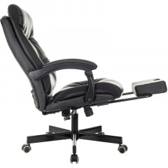 Кресло VB_EChair 624 PU PM черный эко.кожа подст.для ног Кресло VB_EChair 624 PU PM черный эко.кожа подст.для ног - фото 7