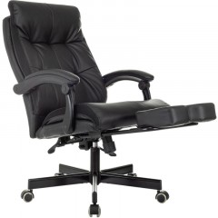 Кресло VB_EChair 624 PU PM черный эко.кожа подст.для ног Кресло VB_EChair 624 PU PM черный эко.кожа подст.для ног - фото 8
