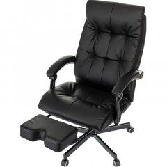Кресло VB_EChair 624 PU PM черный эко.кожа подст.для ног Кресло VB_EChair 624 PU PM черный эко.кожа подст.для ног - фото 9