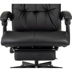 Кресло VB_EChair 624 PU PM черный эко.кожа подст.для ног Кресло VB_EChair 624 PU PM черный эко.кожа подст.для ног - фото 11
