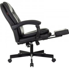 Кресло VB_EChair 668 PU P черный эко.кожа подст.для ног Кресло VB_EChair 668 PU P черный эко.кожа подст.для ног - фото 7