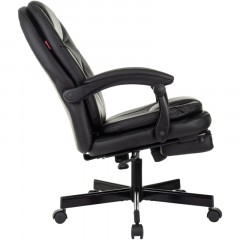 Кресло VB_EChair 668 PU P черный эко.кожа подст.для ног Кресло VB_EChair 668 PU P черный эко.кожа подст.для ног - фото 8