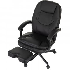 Кресло VB_EChair 668 PU P черный эко.кожа подст.для ног Кресло VB_EChair 668 PU P черный эко.кожа подст.для ног - фото 10