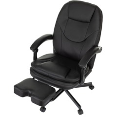 Кресло VB_EChair 668 PU P черный эко.кожа подст.для ног - фото 17