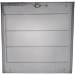 Светильник светодиодный ДВО 595х595х18 36Вт 4000К IP40 призм TOKOV ELECTRIC - фото 3