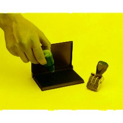 Подушка штемпельная настольная Micro 1 черная 9х5см (аналог 9051)Colop - фото 3