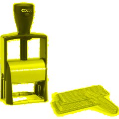 Штамп самонаборный металл. 9 строк S2600-Set 37х58мм 2 кассы Colop - фото 2