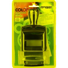 Штамп самонаборный металл. 9 строк S2600-Set 37х58мм 2 кассы Colop - фото 3
