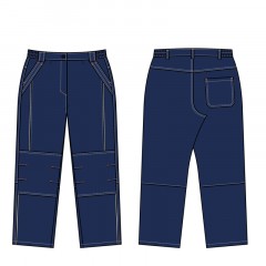 Брюки лет жен л34 син/вас 96-100/182-188 (мод.БРЮ225)