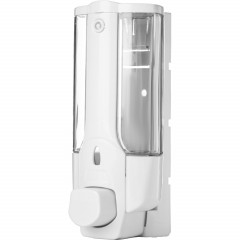 Дозатор для жидкого мыла 350мл Выбор есть пластик белый M-1628