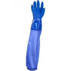Перчатки ПВХ КЩС Gward Sandy Long PVC014 синие р.10,XL (6 пар/уп) Перчатки ПВХ КЩС Gward Sandy Long PVC014 синие р.10,XL (6 пар/уп) - фото 2