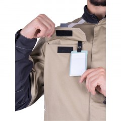 Куртка лет муж ТУРБО SAFETY (Кур402) беж/т-сер (112-116, 182-188) Куртка лет муж ТУРБО SAFETY (Кур402) беж/т-сер (112-116, 182-188) - фото 7