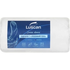 Одеяло Luscan 220х200 см стеганное микрофибра/лебяжий пух 300 г/м2 - фото 2
