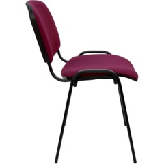 Стул 0MX_UA_EChair Rio(ИЗО/ISO) черн, ткань бордовый С-29 - фото 3