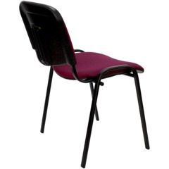 Стул 0MX_UA_EChair Rio(ИЗО/ISO) черн, ткань бордовый С-29 - фото 12