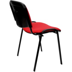 Стул 0MX_UA_EChair Rio(ИЗО/ISO) чёрн, ткань красная C02 - фото 12