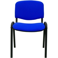 Стул 0MX_UA_EChair Rio(ИЗО/ISO) черн, ткань синий C-6 - фото 2