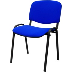 Стул 0MX_UA_EChair Rio(ИЗО/ISO) черн, ткань синий C-6 - фото 5