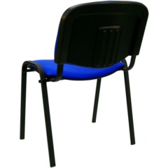Стул 0MX_UA_EChair Rio(ИЗО/ISO) черн, ткань синий C-6 - фото 9