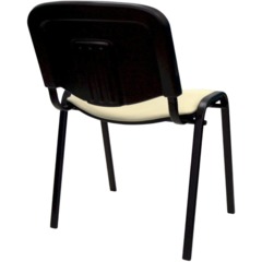 Стул 0MX_UA_EChair Rio(ИЗО/ISO) черный, к/з бежевый V-18 - фото 11
