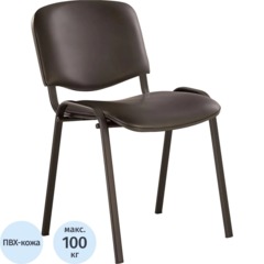 Стул 0MX_UA_EChair Rio(ИЗО/ISO) черн, к/з черный V-4