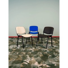 Стул 0MX_UA_EChair Rio(ИЗО/ISO) черн, к/з черный V-4 - фото 8