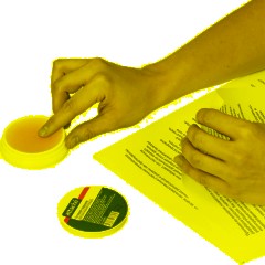 Подушка для смачивания пальцев гелевая ATTACHE 25г Россия - фото 4