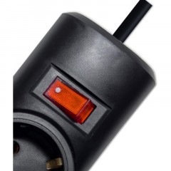 Сетевой фильтр PROGIX PG649 6р/10м/3,5кВТ/16А заземление,черный,КГ-ХЛ 3х1.5 - фото 3