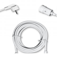 Удлинитель PROGIX PG114 1р/10м/1,5кВт/6А заземление, белый, ПВС 3х0.75 - фото 2