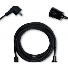 Удлинитель PROGIX PG115 1р/2м/1,5кВт/6А заземление, черный, ПВС 3х0.75 - фото 2