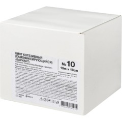 Бинт самофикс эласт 10м х10см Вариант, 10 шт/уп, ШК61935 - фото 5