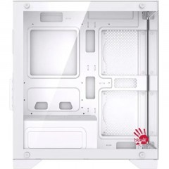 Корпус Bloody BD-CC103 бел.безБП mATX 7x120mm USB2.0x3.0 audio bott PSU Корпус Bloody BD-CC103 бел.безБП mATX 7x120mm USB2.0x3.0 audio bott PSU - фото 2