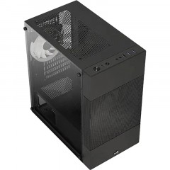 Корпус Aerocool Atomic Lite-G-BK-v2 чер.безБП mATX 6x120/2x140mm Корпус Aerocool Atomic Lite-G-BK-v2 чер.безБП mATX 6x120/2x140mm - фото 6