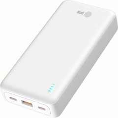 Внешний аккумулятор Cactus CS-PBFSEA-20000 20000mAh 4.5A USB-A/2xUSB-C бел - фото 2