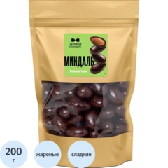 Миндаль Деловой Стандарт в шоколадной глазури жареный, 200 г