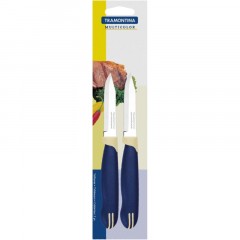 Нож для очистки овощей Multicolor 7,5см синий 2 шт/уп Нож для очистки овощей Multicolor 7,5см синий 2 шт/уп - фото 2