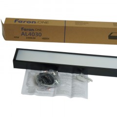 Светильник светод. Feron.ONE AL4030 IP20 30W 4000K, черный 1200x35x70 48534 - фото 8