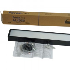 Светильник светод. Feron.ONE AL4030 IP20 30W 6500K, черный 1200x35x70 48535 - фото 8