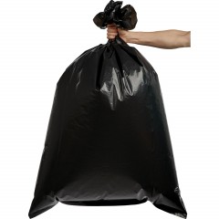 Мешки для мусора ПВД 240л 65мкм 10шт/рул черные 85х130см Luscan - фото 3