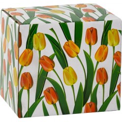 Кружка 350мл Тюльпаны, NEW BONE CHINA, подар.уп, 135-08029 Кружка 350мл Тюльпаны, NEW BONE CHINA, подар.уп, 135-08029 - фото 5