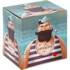 Кружка 510мл Love Sea, NEW BONE CHINA, подар.уп, 133-08065 Кружка 510мл Love Sea, NEW BONE CHINA, подар.уп, 133-08065 - фото 4