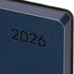 Ежедневник датированный 2026 Attache А5 168л 138x213мм иск.кожа темно-синий - фото 3
