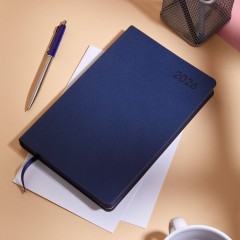 Ежедневник датированный 2026 Attache А5 168л 138x213мм иск.кожа темно-синий - фото 18